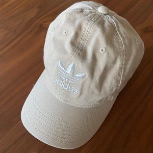 Adidas Originals Women's Relaxed adjustable strapback baseball cap (Beige)